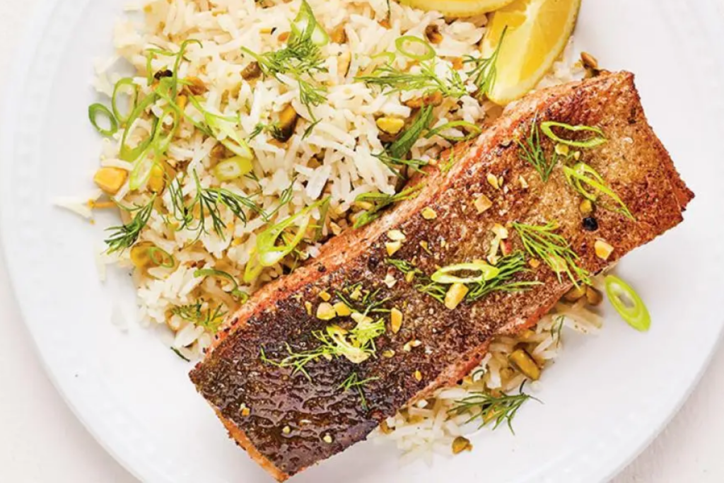 easy Salmon and Rice Recipe